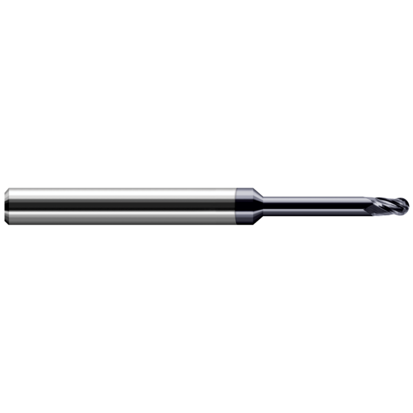 Harvey Tool End Mill for Medium Alloy Steels - Ball, 0.0780" (5/64), Number of Flutes: 4 56678-C3